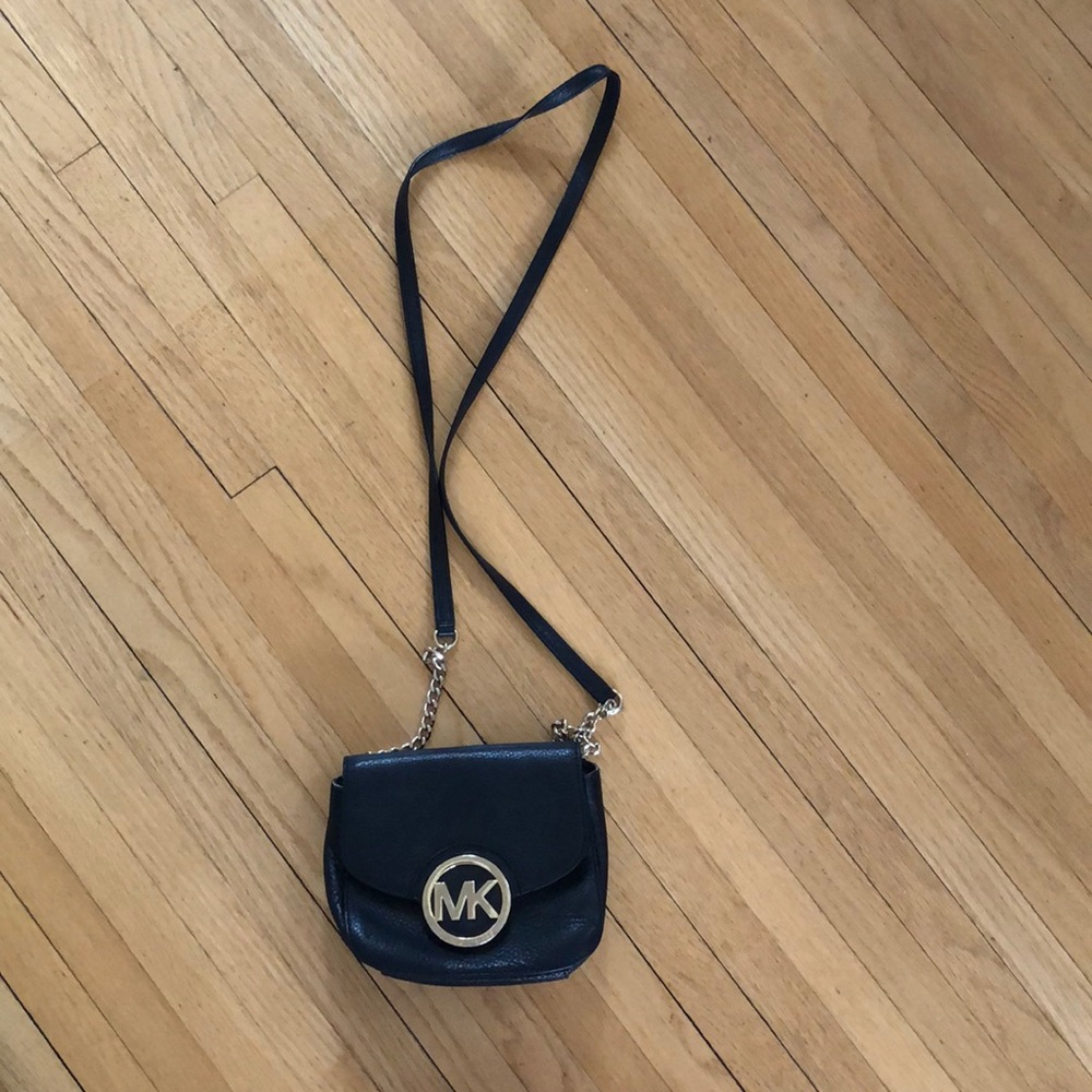 Michael Kors Black Leather Bag
